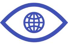 OKO Ikonka oka z kulą ziemską