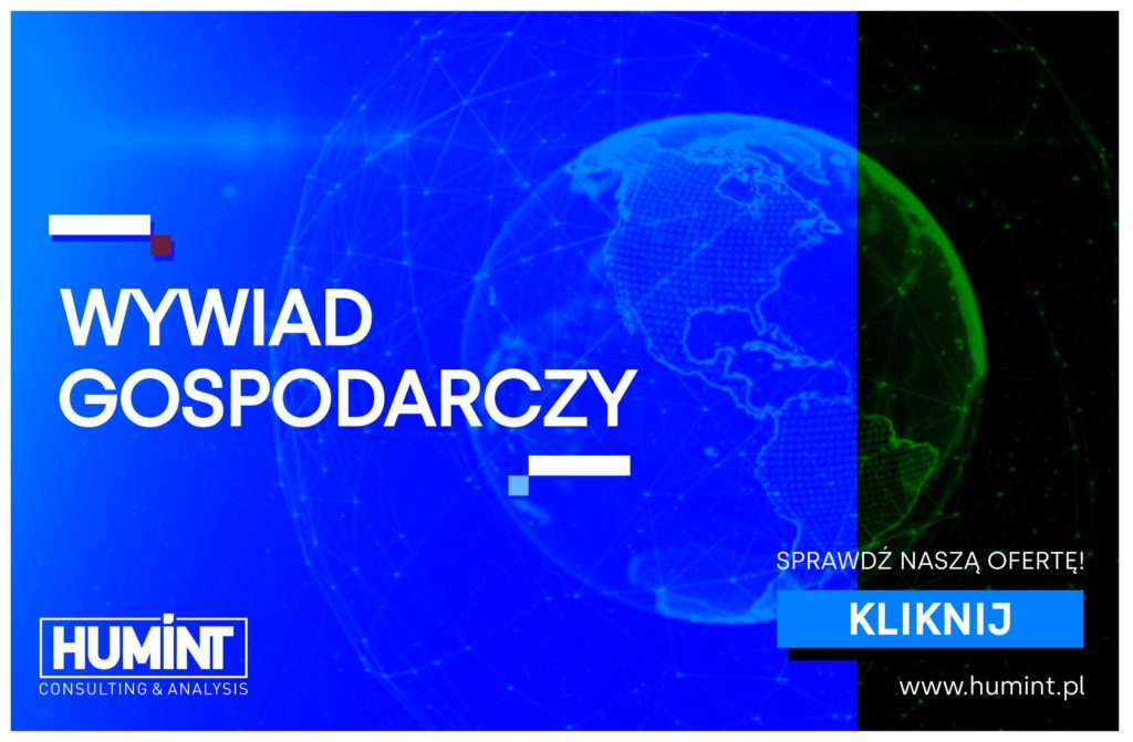 Baner informacyjny o wywiadzie gospodarczym