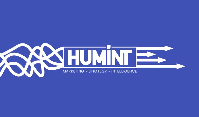 Baner z logotypem agencji marketingowej Humint