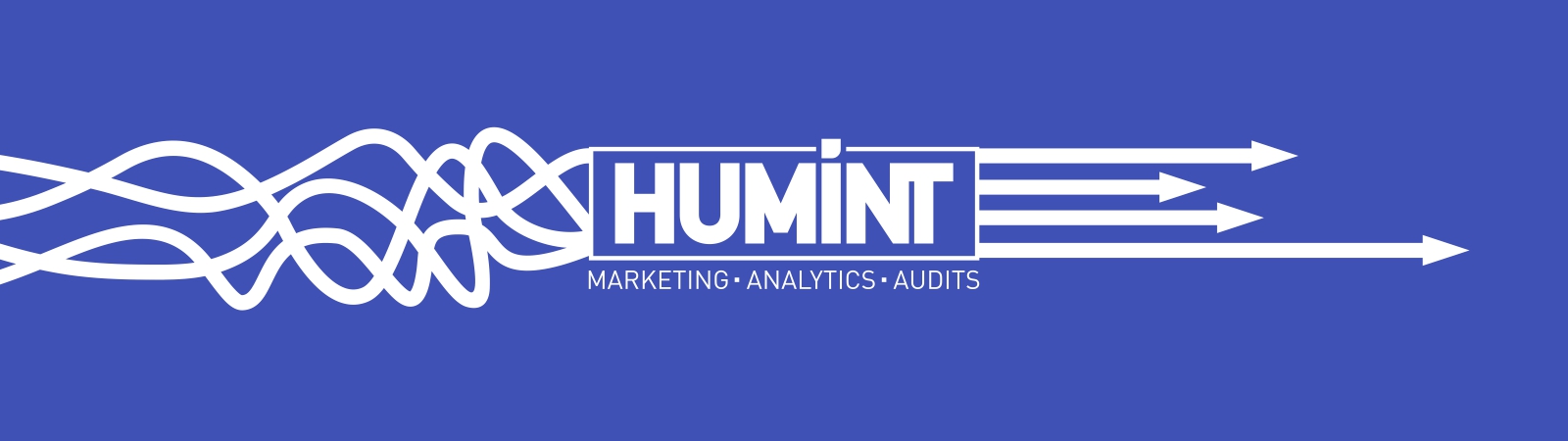 Baner z logotypem agencji marketingowej Humint