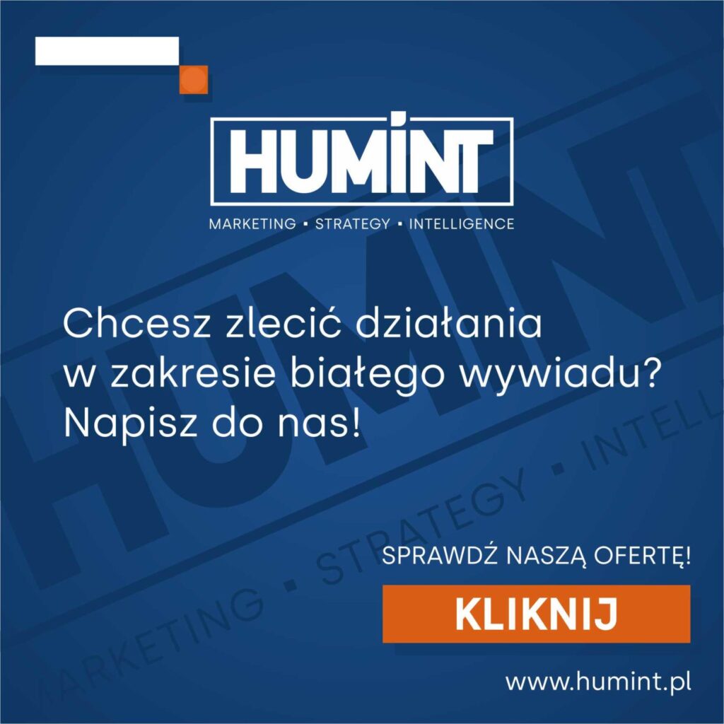 Baner informacyjny o białym wywiadzie